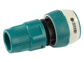 RACO COMFORT-PLUS 1/2″, соединитель быстросъёмный с защитой от перегиба шланга ,из ABS-пластика с TPR - фото