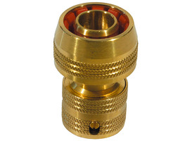 RACO PROFI 3/4″, с автостопом, соединитель быстросъемный для шланга, из латуни - фото