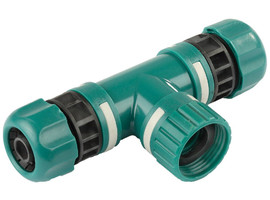RACO ORIGINAL внутренняя резьба 3/4″ - шланг 1/2″ - шланг 1/2″, Т - образный, тройник из ударопрочного пластика - фото