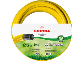 Поливочный шланг GRINDA COMFORT 3/4″ 25 м 25 атм трёхслойный армированный - фото