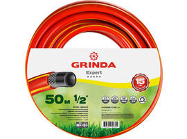Поливочный шланг GRINDA PROLine EXPERT 3 1/2″ 50 м 35 атм трёхслойный армированный - фото