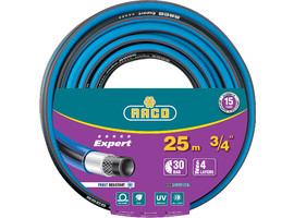 Поливочный шланг RACO EXPERT 3/4″ 25 м 30 атм четырёхслойный армированный - фото