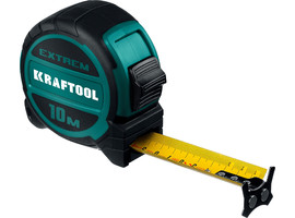 KRAFTOOL Extrem, 10 м х 32 мм, рулетка со сверх широким полотном (34127-10) - фото № 1