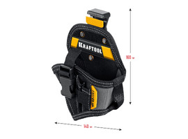 KRAFTOOL KH-5C с быстросъёмным креплением FastClip, 5 карманов и петель, кобура для компактного шуруповерта (38770) - фото № 2
