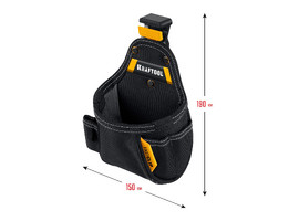 KRAFTOOL KP-5 с быстросъёмным креплением FastClip, 5 карманов и петель, 150 х 190 мм, поясная сумка (38778) - фото № 2