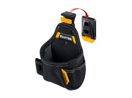KRAFTOOL KP-5 с быстросъёмным креплением FastClip, 5 карманов и петель, 150 х 190 мм, поясная сумка (38778) - фото