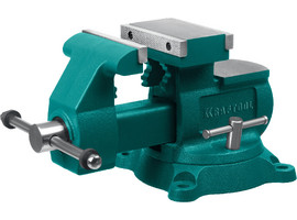 KRAFTOOL Reversible 140 мм, расход 273 мм, Слесарные тиски (32705-140) - фото