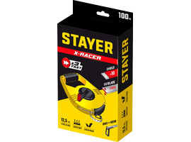 STAYER RACER 100 м геодезическая стальная мерная лента - фото № 2
