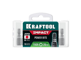 KRAFTOOL Impact TX 25, 25 мм, 10 шт, ударные биты (26195-25-25-S10) - фото № 2