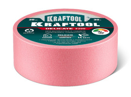 KRAFTOOL #200 Delicate 38 мм х 30 м, для деликатных и недавно окрашенных поверхностей, малярная лента (12102-38) - фото № 2