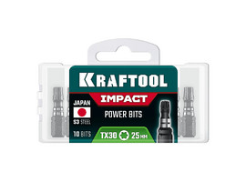 KRAFTOOL Impact TX 30, 25 мм, 10 шт, ударные биты (26195-30-25-S10) - фото № 2