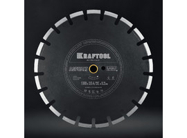 KRAFTOOL ASPHALT 350 мм (25.4/20 мм, 12х3.2 мм), алмазный диск (36687-350) - фото № 3