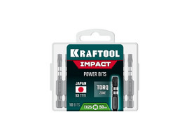 KRAFTOOL Impact TX 20, 50 мм, 10 шт, ударные биты (26195-20-50-S10) - фото № 2
