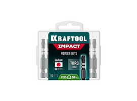 KRAFTOOL Impact TX 25, 50 мм, 10 шт, ударные биты (26195-25-50-S10) - фото № 2