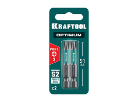 KRAFTOOL OPTIMUM PH/FL 2, 50 мм, 2 шт, биты (261221-2-50-2) - фото № 2