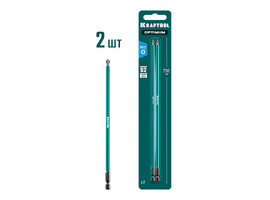 KRAFTOOL OPTIMUM PZ 2, 200 мм, 2 шт, биты (26124-2-200-2) - фото № 1