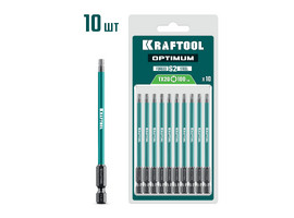 KRAFTOOL OPTIMUM TX 20, 100 мм, 10 шт, биты (26126-20-100-S10) - фото № 1