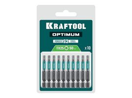 KRAFTOOL OPTIMUM TX 25, 50 мм, 10 шт, биты (26126-25-50-10) - фото № 2