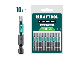 KRAFTOOL OPTIMUM TX 30, 50 мм, 10 шт, биты (26126-30-50-10) - фото № 1